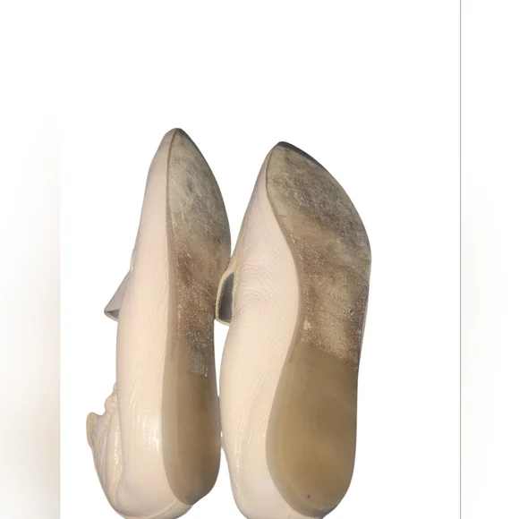 Lavin Paris Soft Pale Pink Lamb Leather Elasticized Pull Up Loafers 39 - Picture 7 of 10